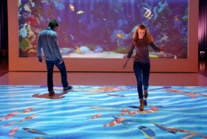 màn hình LED tương tác sàn